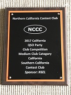 SCCC 2017 CQP Plaque